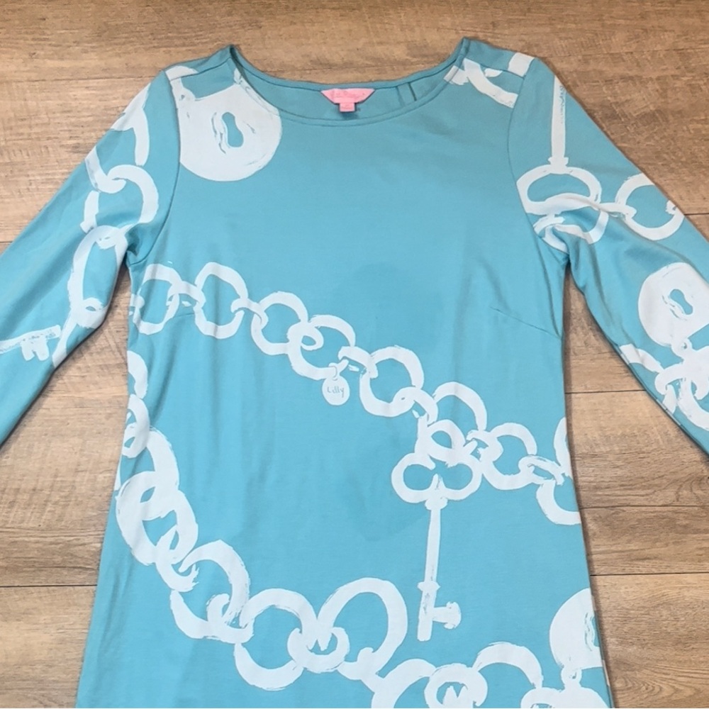 Lilly Pulitzer Women’s Jonah Locks and Chains Dress Size Medium - Picture 3 of 7